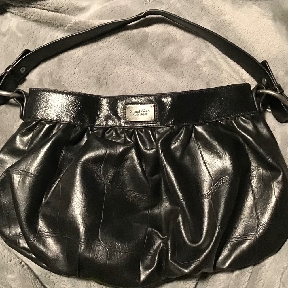 Simply Vera Vera Wang Single Strap Leather Bag